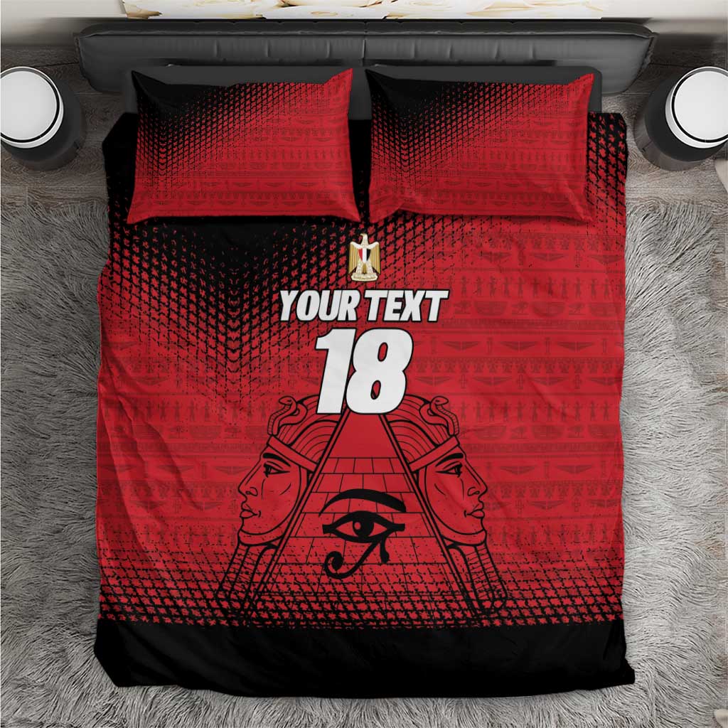 Custom Egypt Football Bedding Set The Pharaohs Eye of Horus