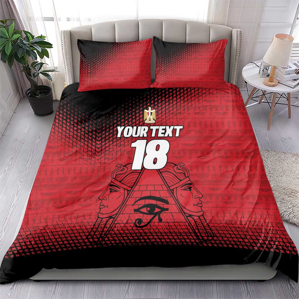 Custom Egypt Football Bedding Set The Pharaohs Eye of Horus