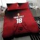 Custom Egypt Football Bedding Set The Pharaohs Eye of Horus