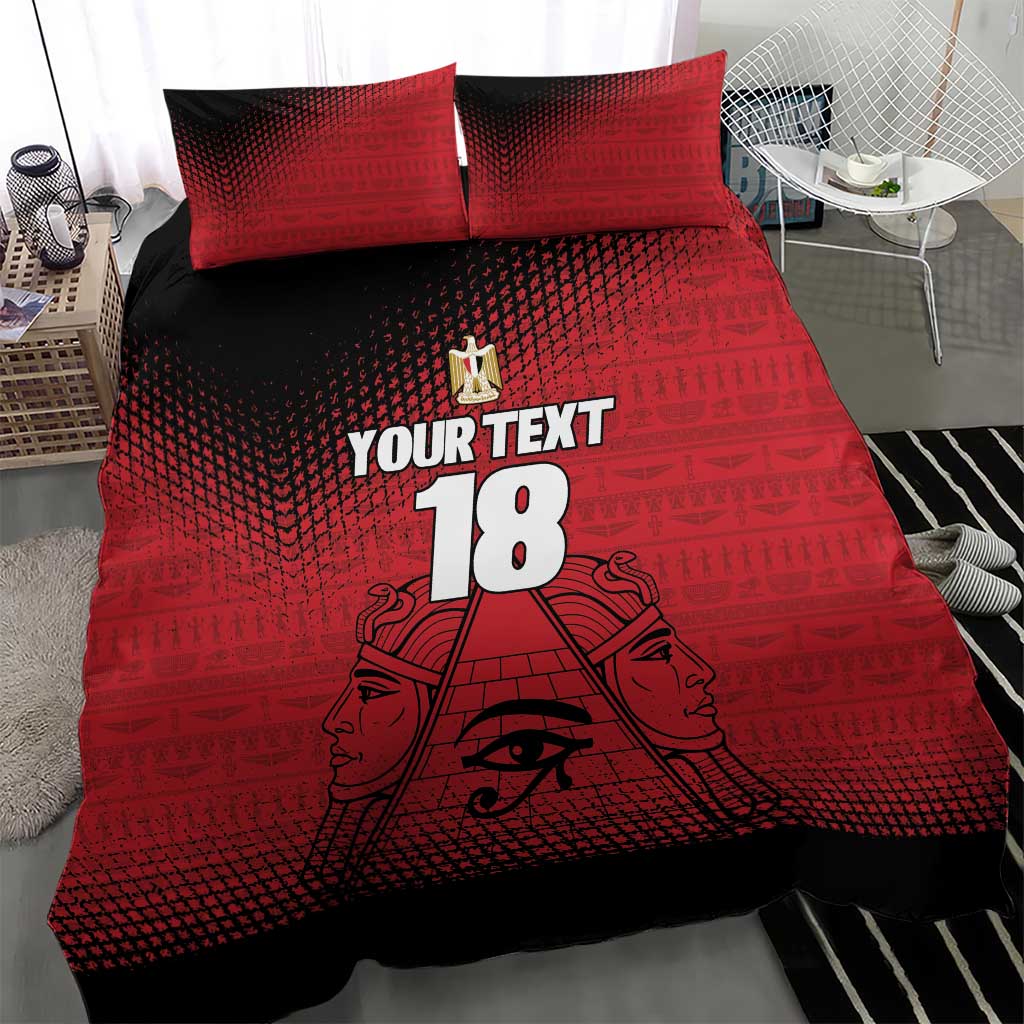 Custom Egypt Football Bedding Set The Pharaohs Eye of Horus