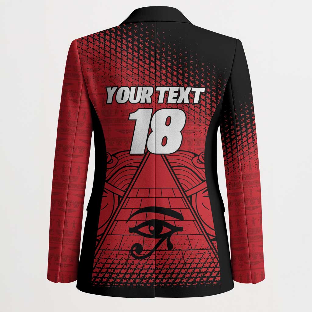 Custom Egypt Football Blazer The Pharaohs Eye of Horus