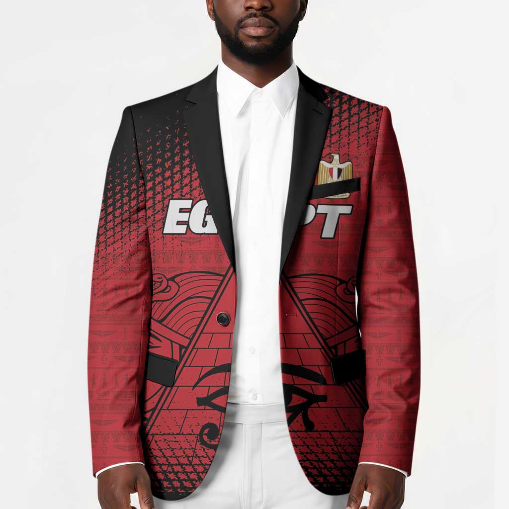 Custom Egypt Football Blazer The Pharaohs Eye of Horus