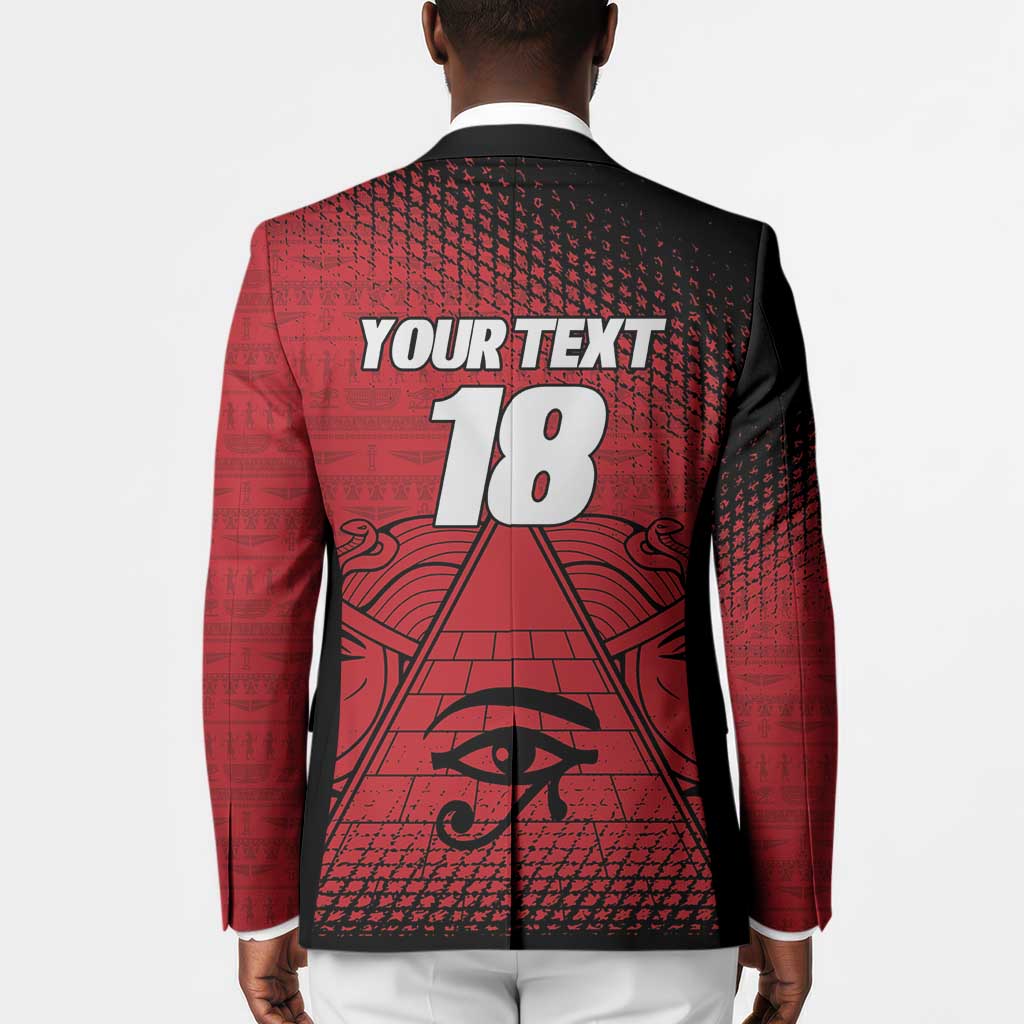 Custom Egypt Football Blazer The Pharaohs Eye of Horus