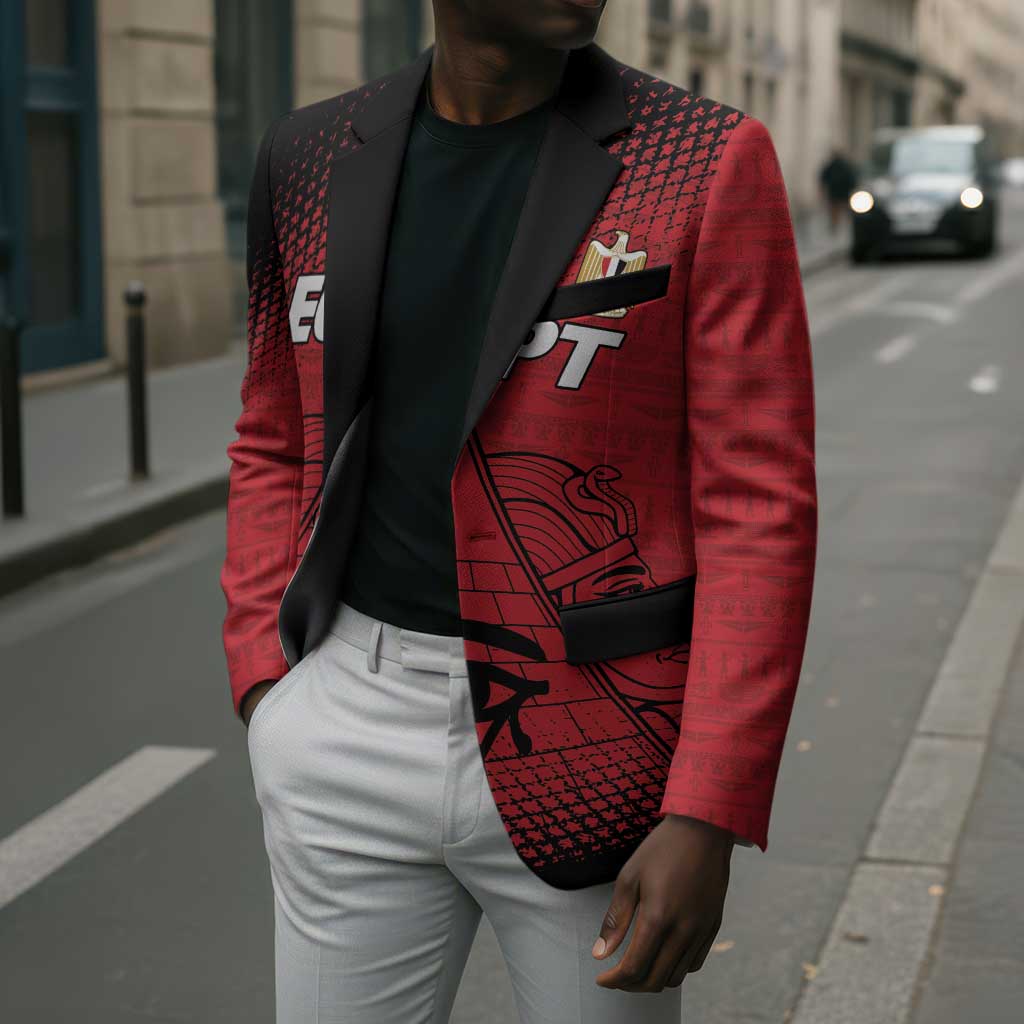 Custom Egypt Football Blazer The Pharaohs Eye of Horus