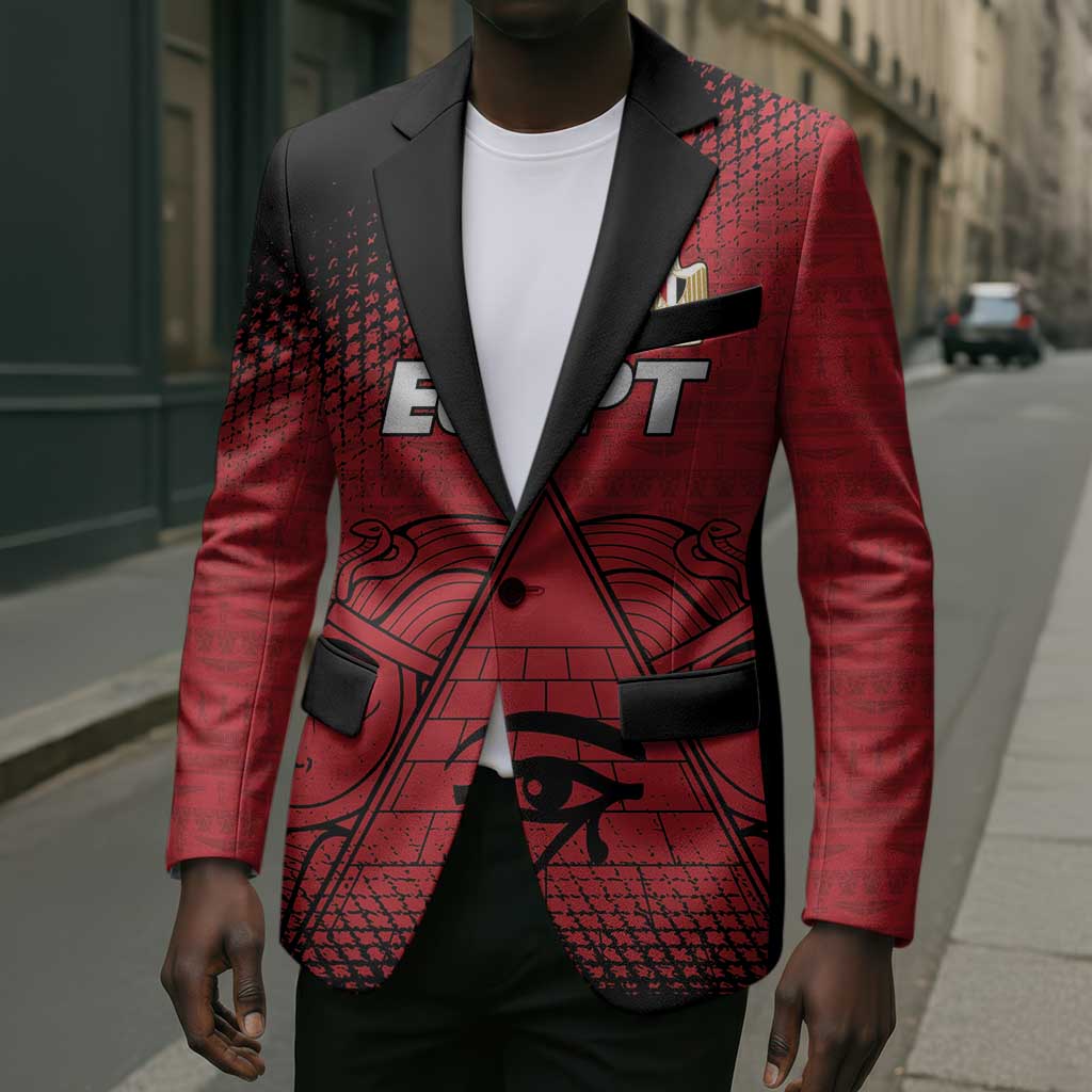 Custom Egypt Football Blazer The Pharaohs Eye of Horus