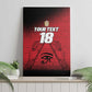 Custom Egypt Football Canvas Wall Art The Pharaohs Eye of Horus