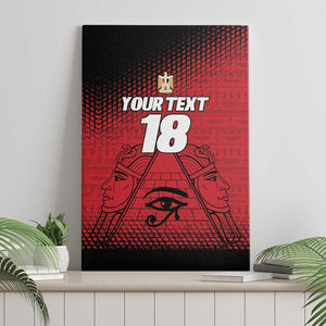 Custom Egypt Football Canvas Wall Art The Pharaohs Eye of Horus