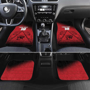 Custom Egypt Football Car Mats The Pharaohs Eye of Horus