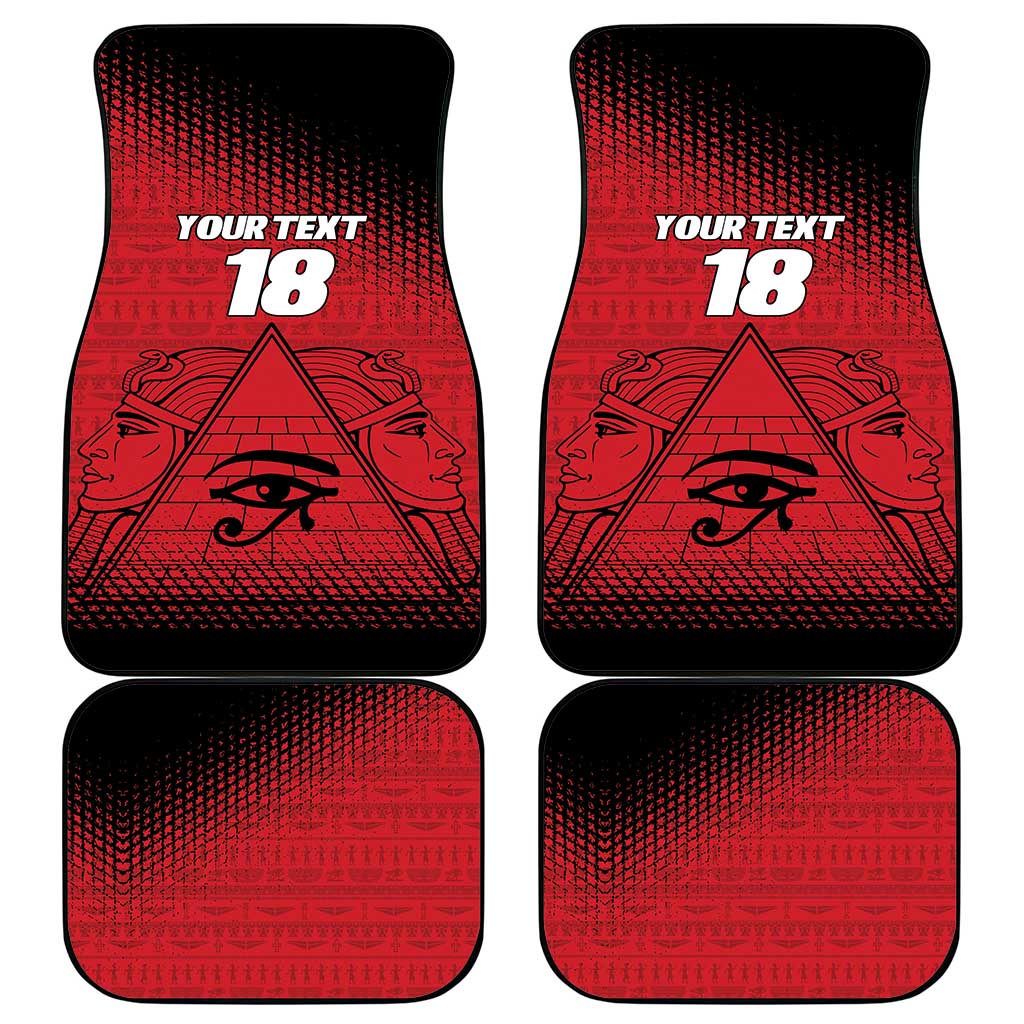Custom Egypt Football Car Mats The Pharaohs Eye of Horus