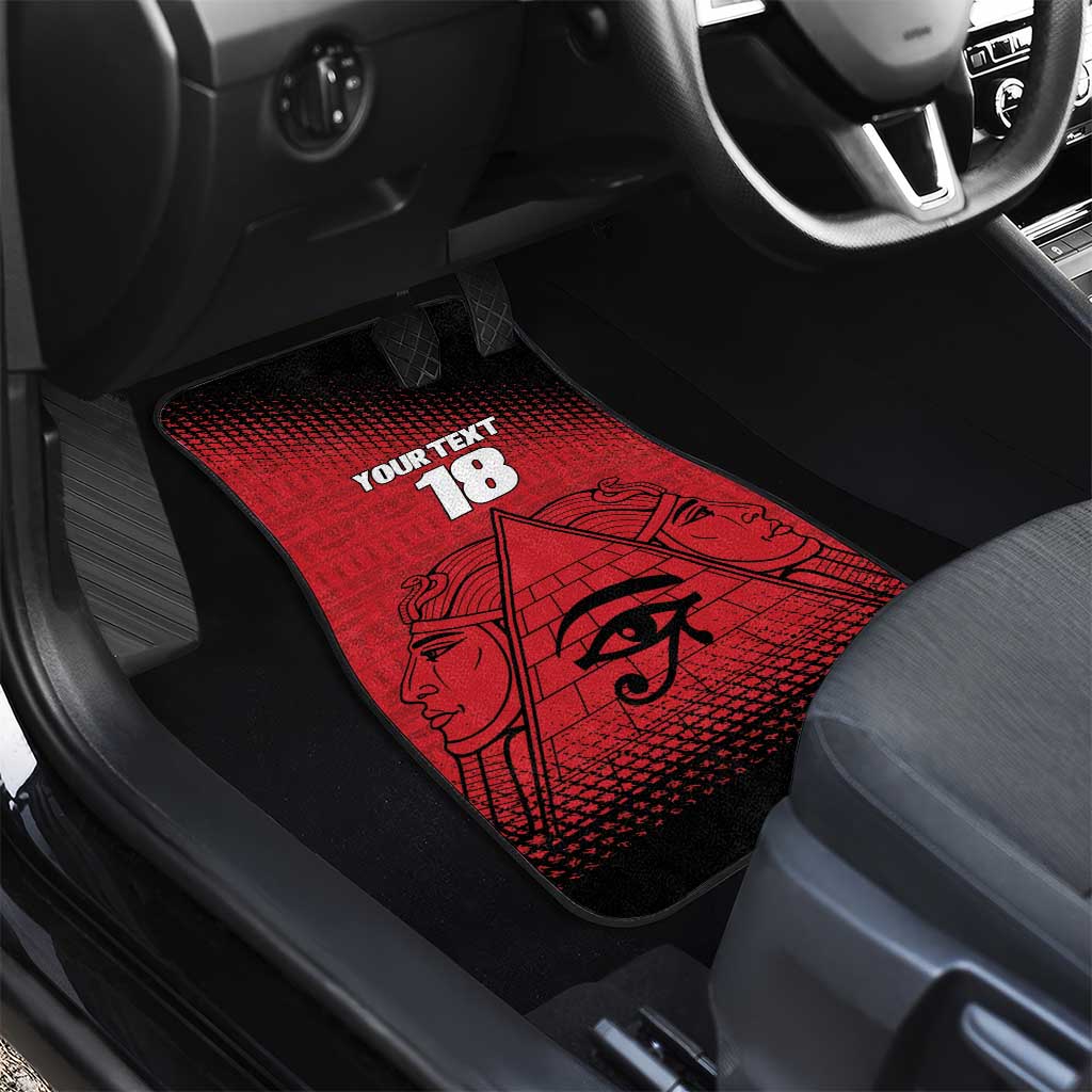 Custom Egypt Football Car Mats The Pharaohs Eye of Horus