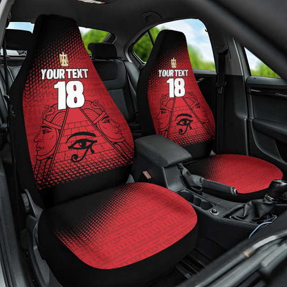 Custom Egypt Football Car Seat Cover The Pharaohs Eye of Horus