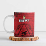 Custom Egypt Football Ceramic Mug The Pharaohs Eye of Horus
