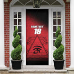 Custom Egypt Football Door Cover The Pharaohs Eye of Horus