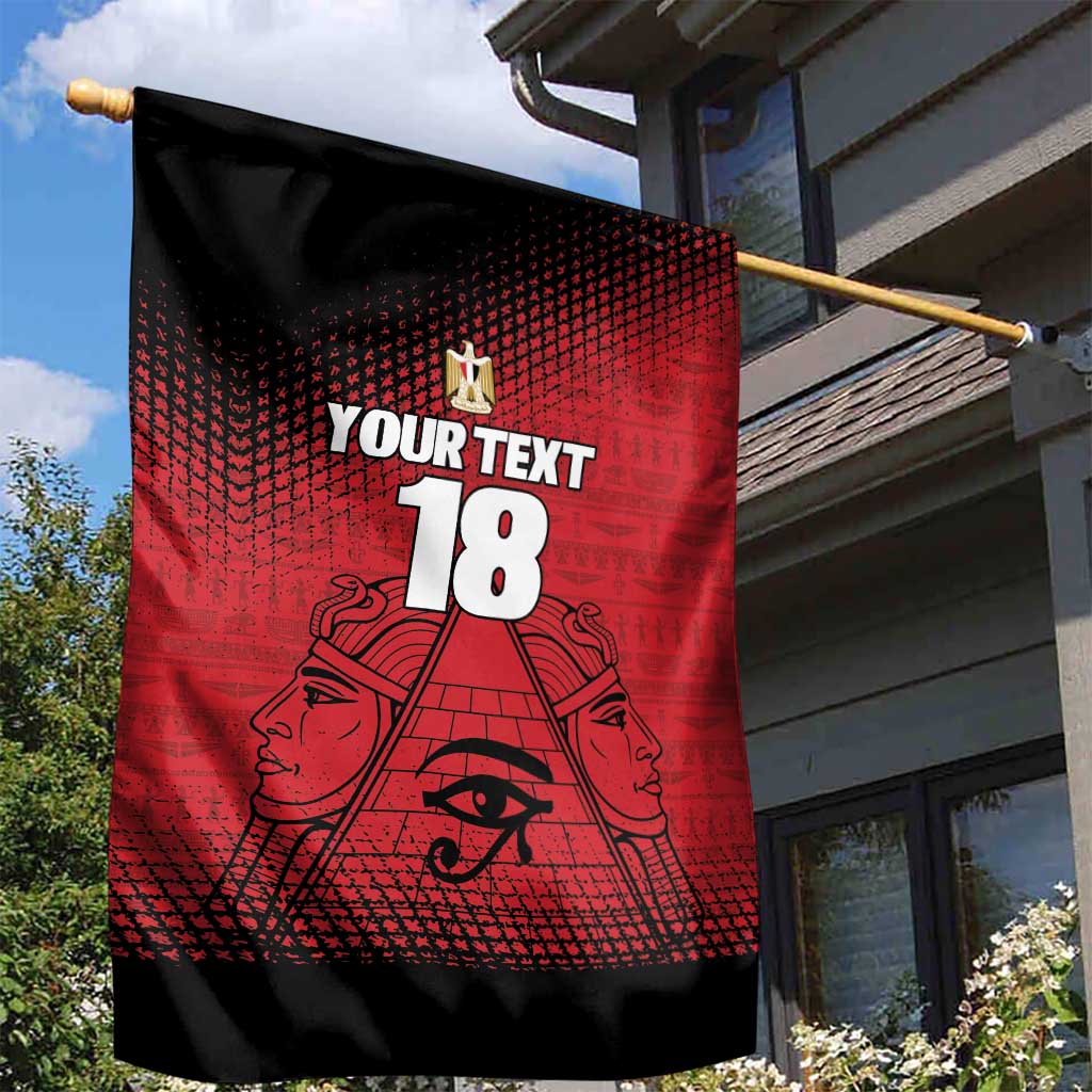 Custom Egypt Football Garden Flag The Pharaohs Eye of Horus