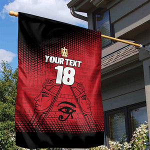 Custom Egypt Football Garden Flag The Pharaohs Eye of Horus