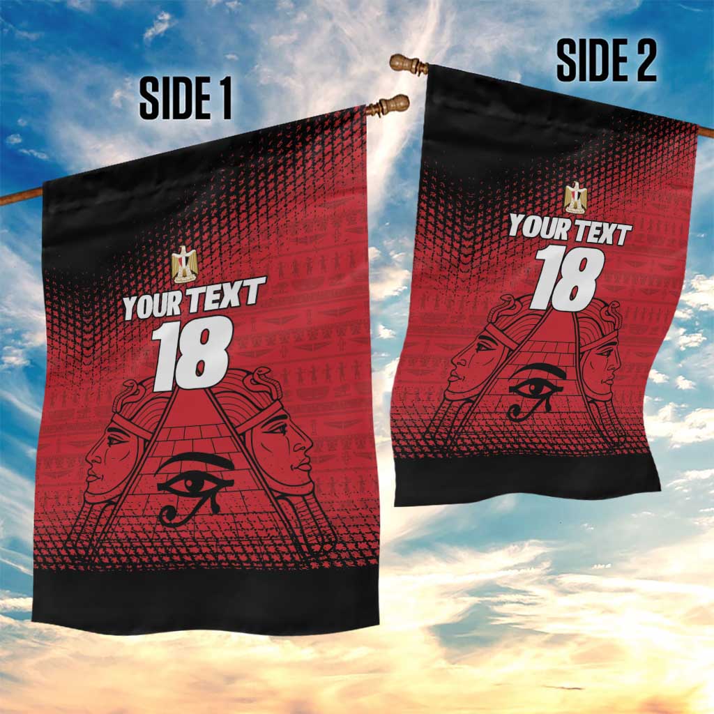 Custom Egypt Football Garden Flag The Pharaohs Eye of Horus