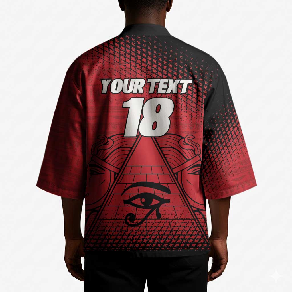 Custom Egypt Football Kimono The Pharaohs Eye of Horus