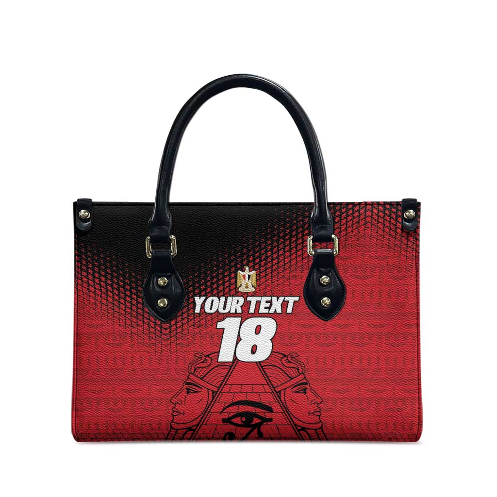Custom Egypt Football Leather Bag The Pharaohs Eye of Horus