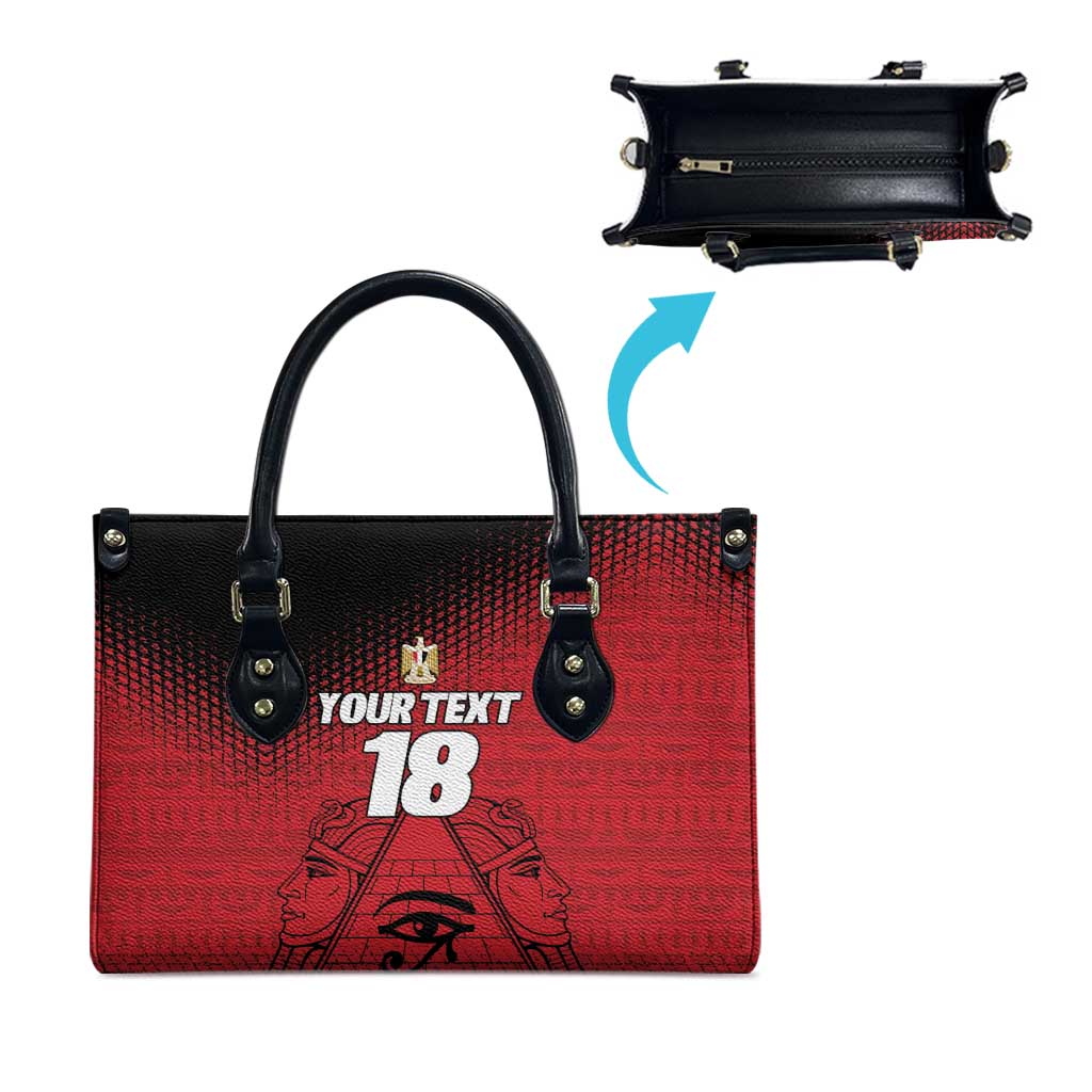 Custom Egypt Football Leather Bag The Pharaohs Eye of Horus