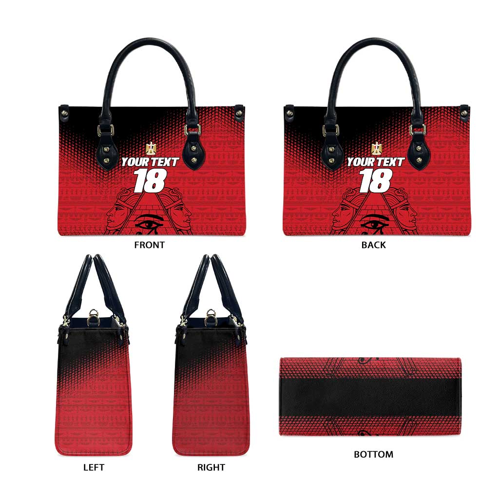 Custom Egypt Football Leather Bag The Pharaohs Eye of Horus