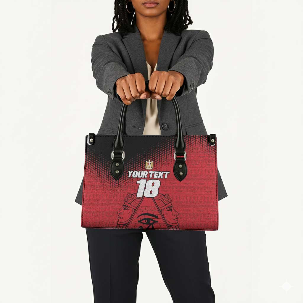 Custom Egypt Football Leather Bag The Pharaohs Eye of Horus