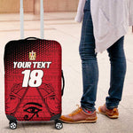 Custom Egypt Football Luggage Cover The Pharaohs Eye of Horus