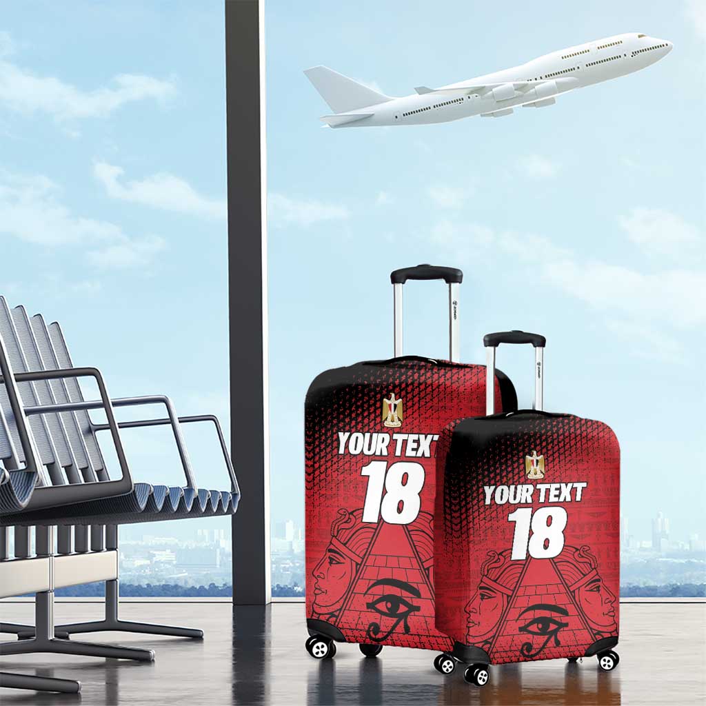 Custom Egypt Football Luggage Cover The Pharaohs Eye of Horus