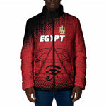 Custom Egypt Football Padded Jacket The Pharaohs Eye of Horus