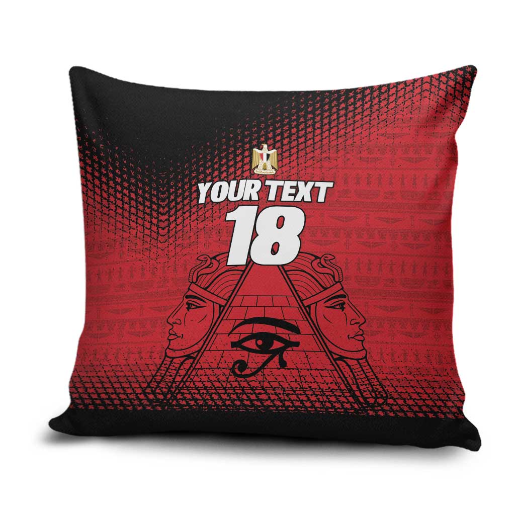 Custom Egypt Football Pillow Cover The Pharaohs Eye of Horus
