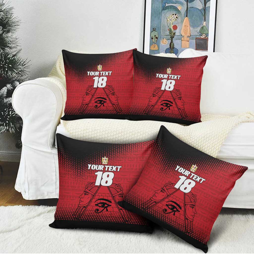 Custom Egypt Football Pillow Cover The Pharaohs Eye of Horus