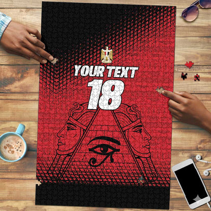 Custom Egypt Football Puzzle The Pharaohs Eye of Horus