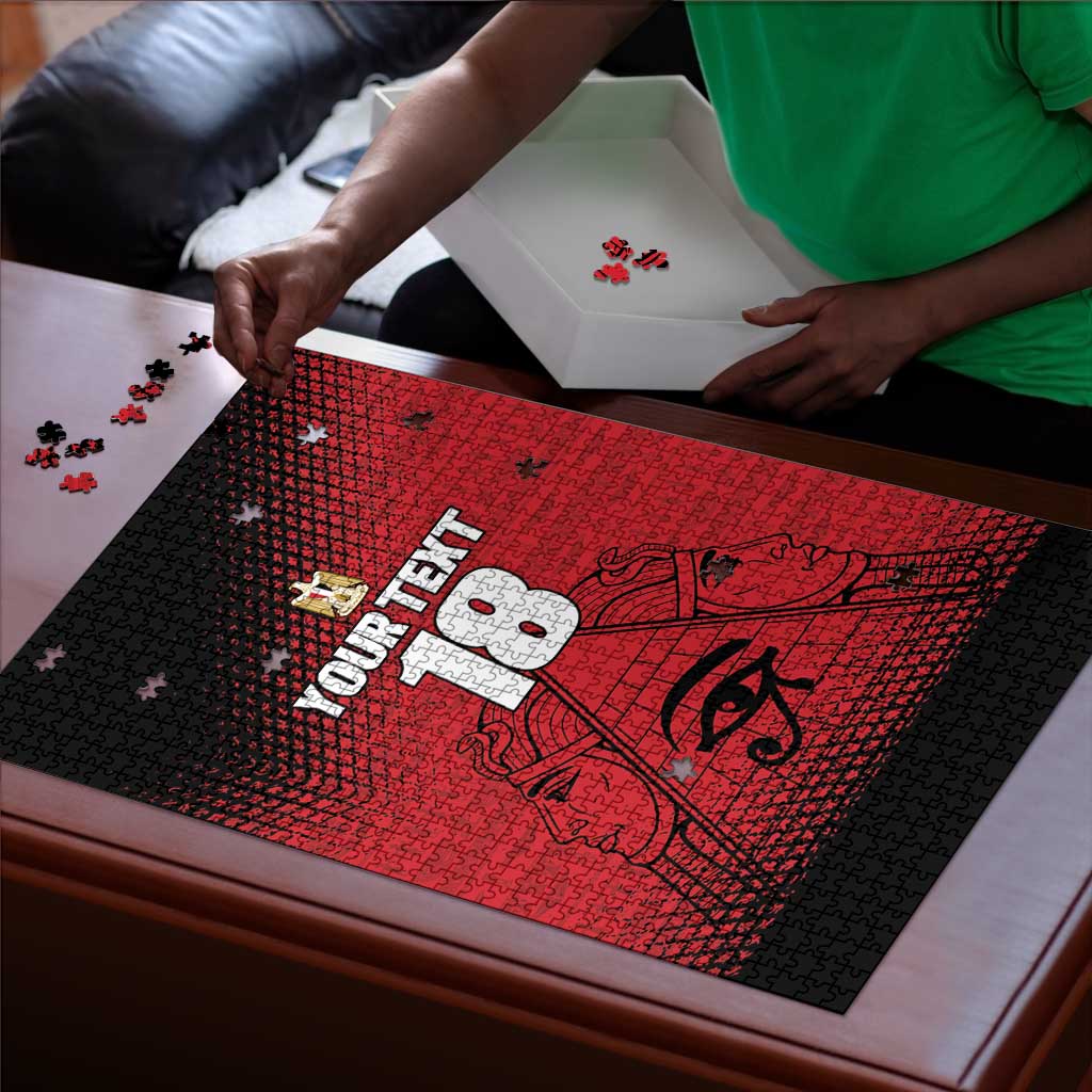 Custom Egypt Football Puzzle The Pharaohs Eye of Horus