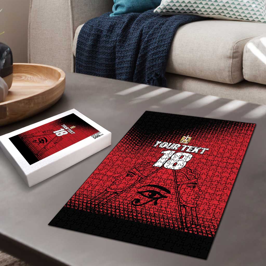 Custom Egypt Football Puzzle The Pharaohs Eye of Horus