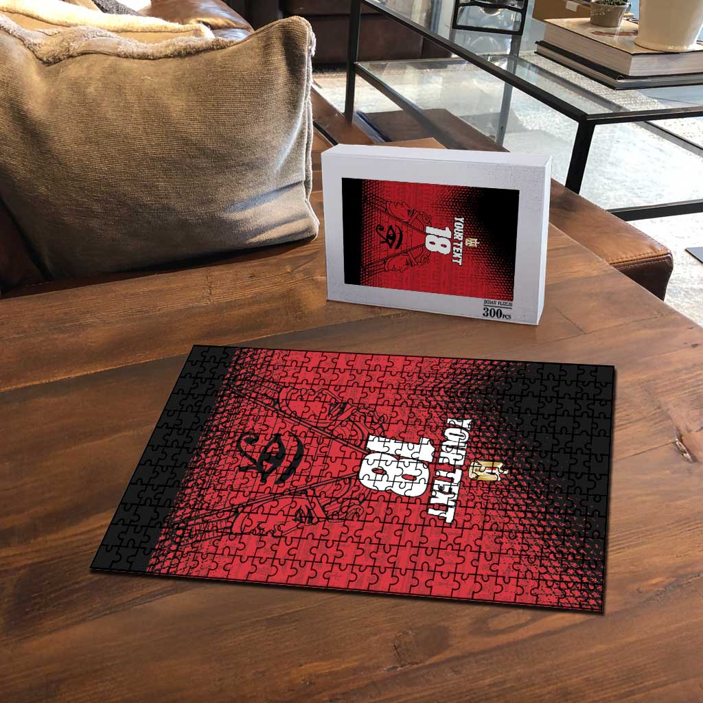Custom Egypt Football Puzzle The Pharaohs Eye of Horus