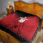 Custom Egypt Football Quilt The Pharaohs Eye of Horus