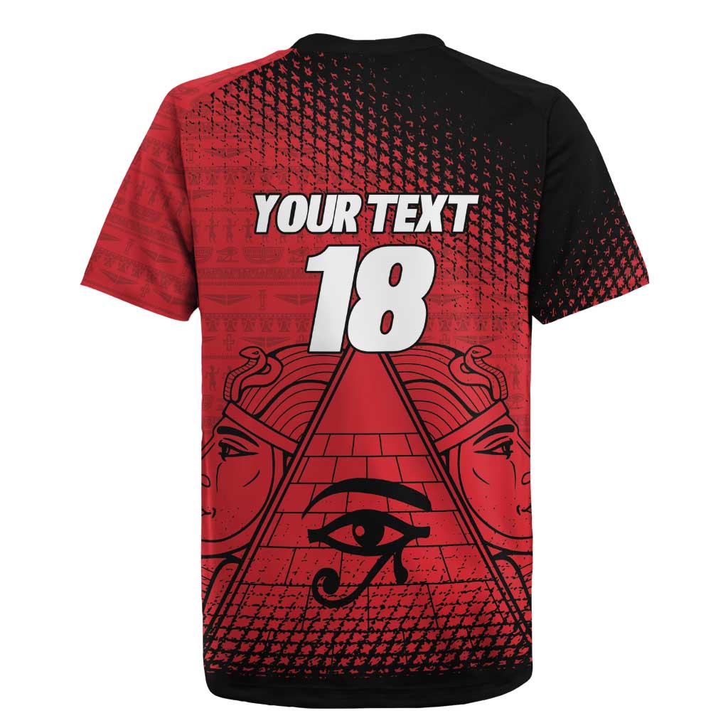 Custom Egypt Football Rugby Jersey The Pharaohs Eye of Horus