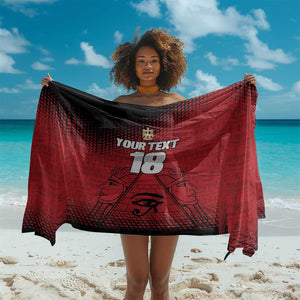 Custom Egypt Football Sarong The Pharaohs Eye of Horus