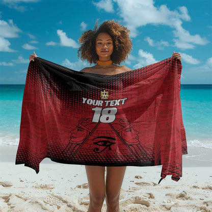 Custom Egypt Football Sarong The Pharaohs Eye of Horus