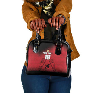 Custom Egypt Football Shoulder Handbag The Pharaohs Eye of Horus