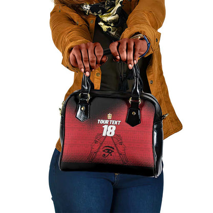 Custom Egypt Football Shoulder Handbag The Pharaohs Eye of Horus