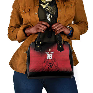 Custom Egypt Football Shoulder Handbag The Pharaohs Eye of Horus