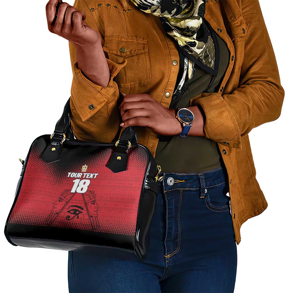 Custom Egypt Football Shoulder Handbag The Pharaohs Eye of Horus