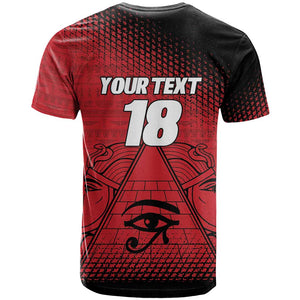Custom Egypt Football T shirt The Pharaohs Eye of Horus