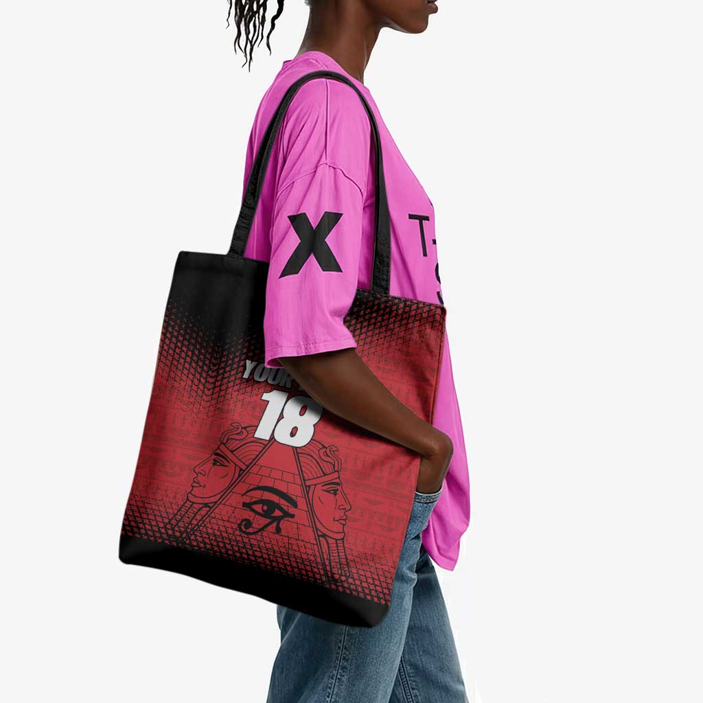 Custom Egypt Football Tote Bag The Pharaohs Eye of Horus