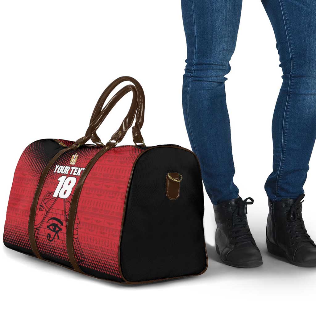 Custom Egypt Football Travel Bag The Pharaohs Eye of Horus