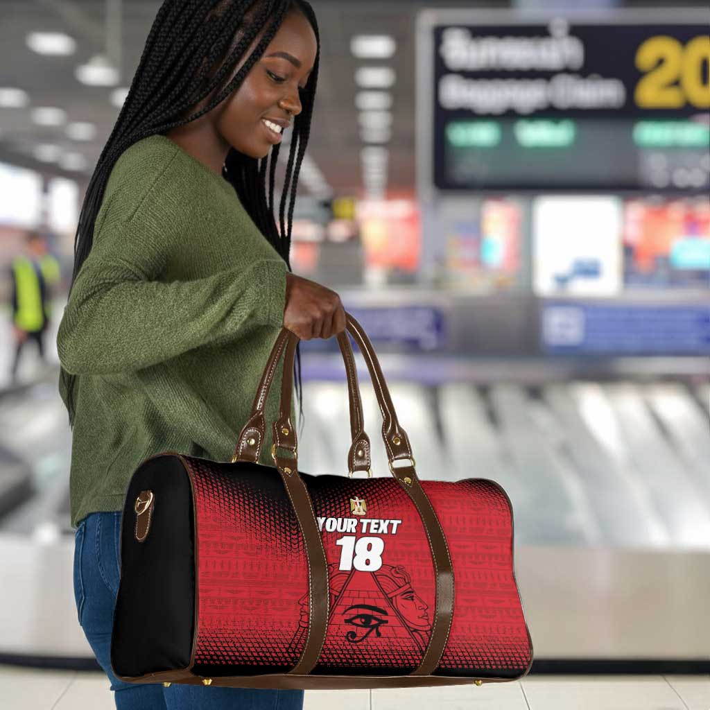 Custom Egypt Football Travel Bag The Pharaohs Eye of Horus