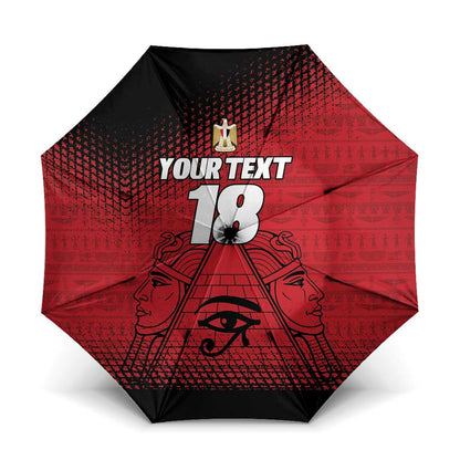 Custom Egypt Football Umbrella The Pharaohs Eye of Horus