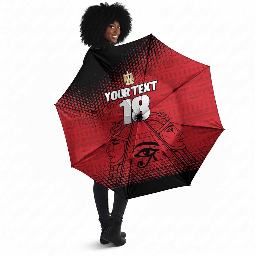 Custom Egypt Football Umbrella The Pharaohs Eye of Horus