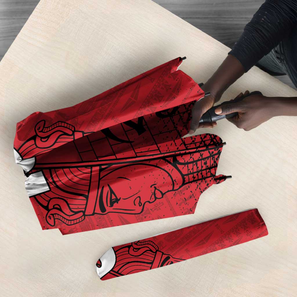 Custom Egypt Football Umbrella The Pharaohs Eye of Horus