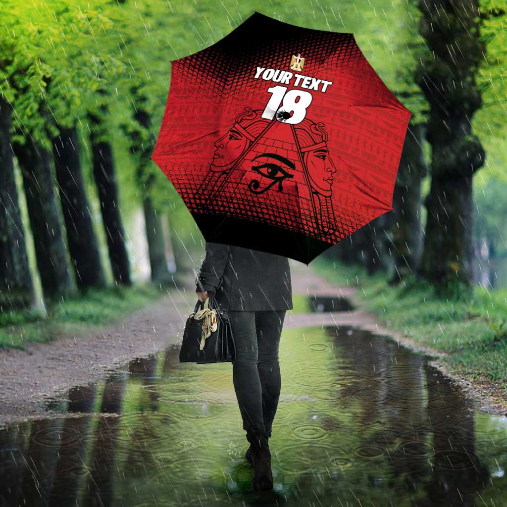 Custom Egypt Football Umbrella The Pharaohs Eye of Horus